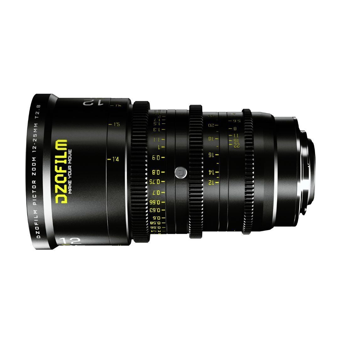 DZOFilm Pictor Zoom 12-25mm T2.8 Super 35 Parfocal Lens (PL and EF Mounts, Black)