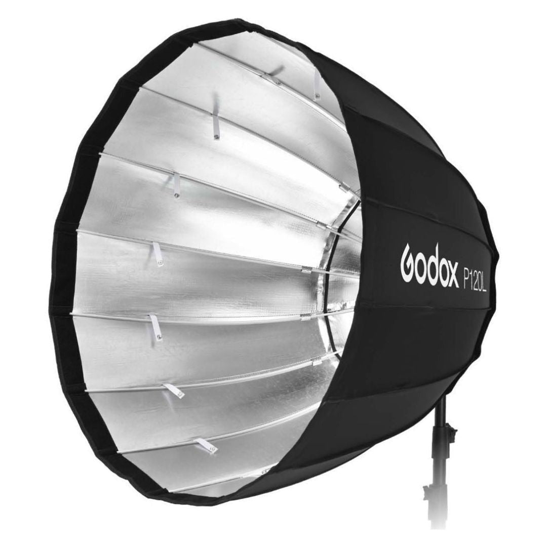 Godox P120L Light Version 47-Inch Portable and Easy To Install Parabolic Softbox with Bowens Mount