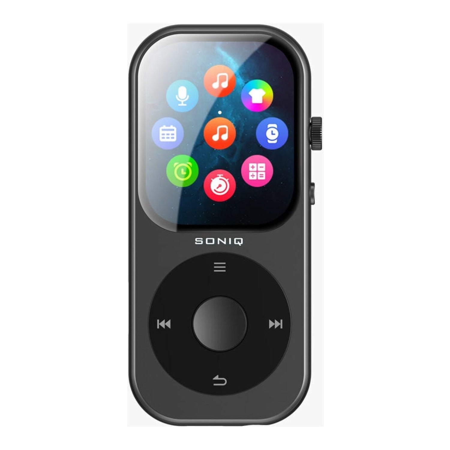 Samvix SONIQ Kosher Touch 32GB MP3 Player with SD Slot (Black)