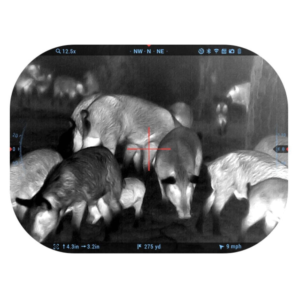 ATN ThOR 5 LRF 320x240 5-20x 12 Micron Weather-Resistant Smart HD Thermal Rifle Scope (Black)