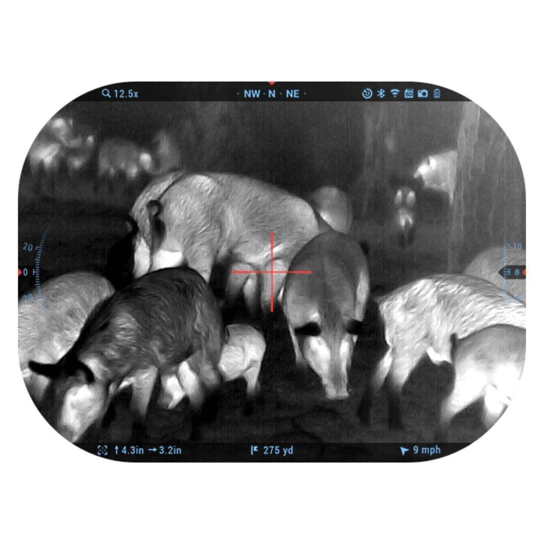 ATN ThOR 5 LRF 320x240 5-20x 12 Micron Weather-Resistant Smart HD Thermal Rifle Scope (Black)