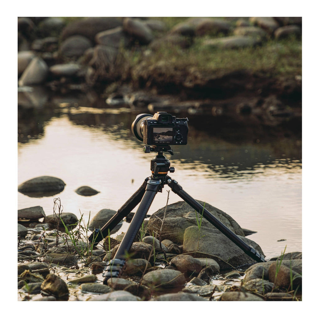 Fotopro Pantour Origin Plus Travel Tripod with Dual Panoramic Ball Head (Black)