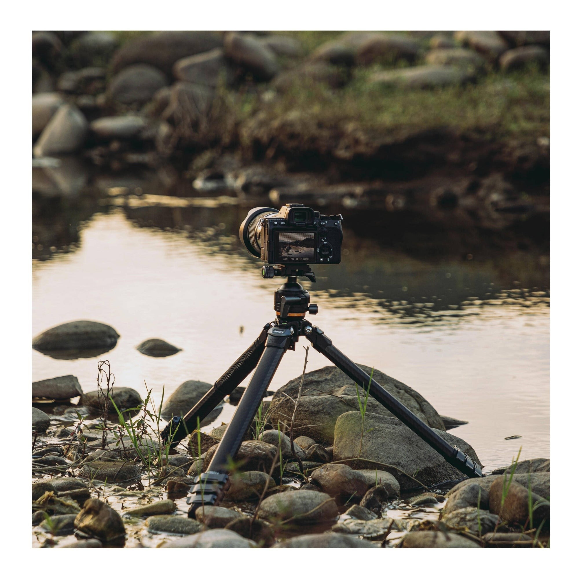 Fotopro Pantour Origin Plus Travel Tripod with Dual Panoramic Ball Head (Black)