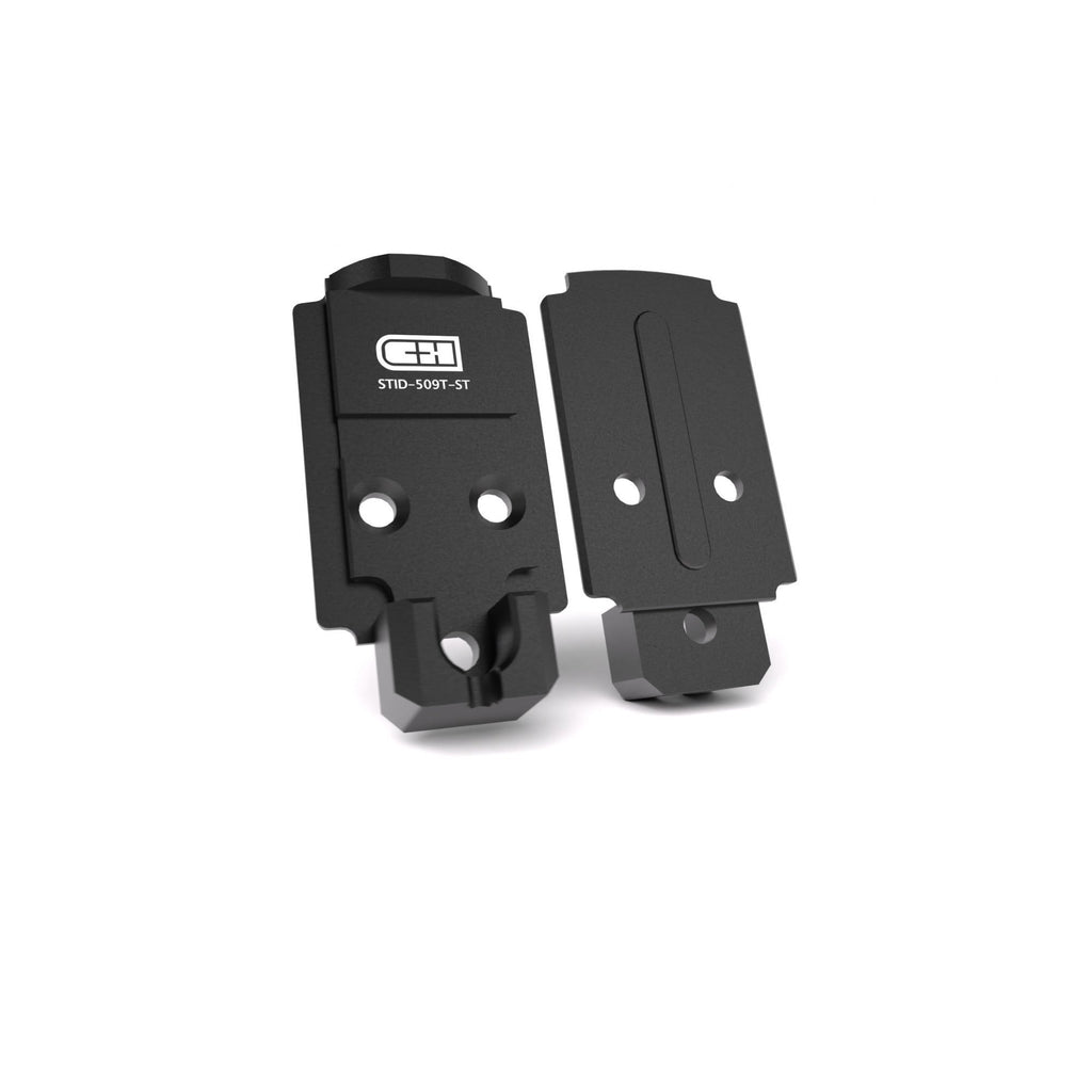 C+H Precision Optics Adapter Plate for Staccato Duo and Holosun 509T Steel
