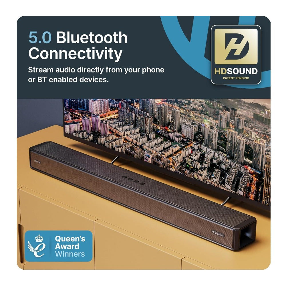 Majority Sierra Dolby Atmos 2.0.2 Channel Soundbar Bluetooth HDMI 3D Sound