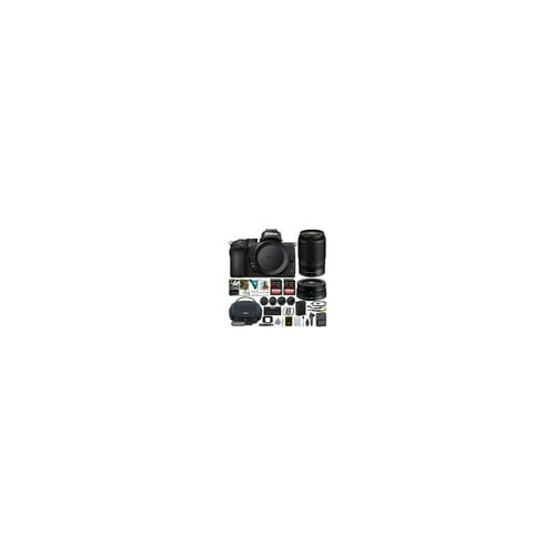 Nikon Z50 Mirrorless Camera with NIKKOR Z 16-50 and 50-250mm VR Lenses and 64GB Card Kit Bundle