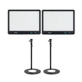 Amaran Verge Edge-Lit LED Panel Light (Charcoal, US) with Base Stand Bundle