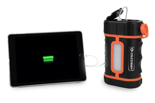 Celestron PowerTank Lithium Pro Power Pack with LED Panel, Telescope Power Port, and 2 USB Ports