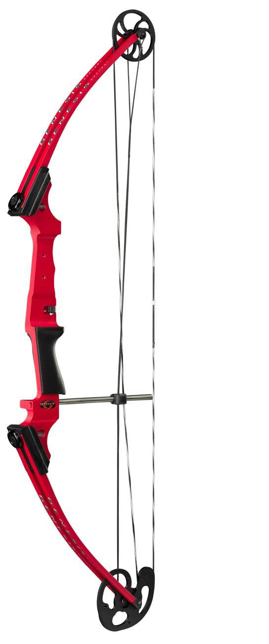 Genesis Archery Original Compound Bow (Left Hand, Red)