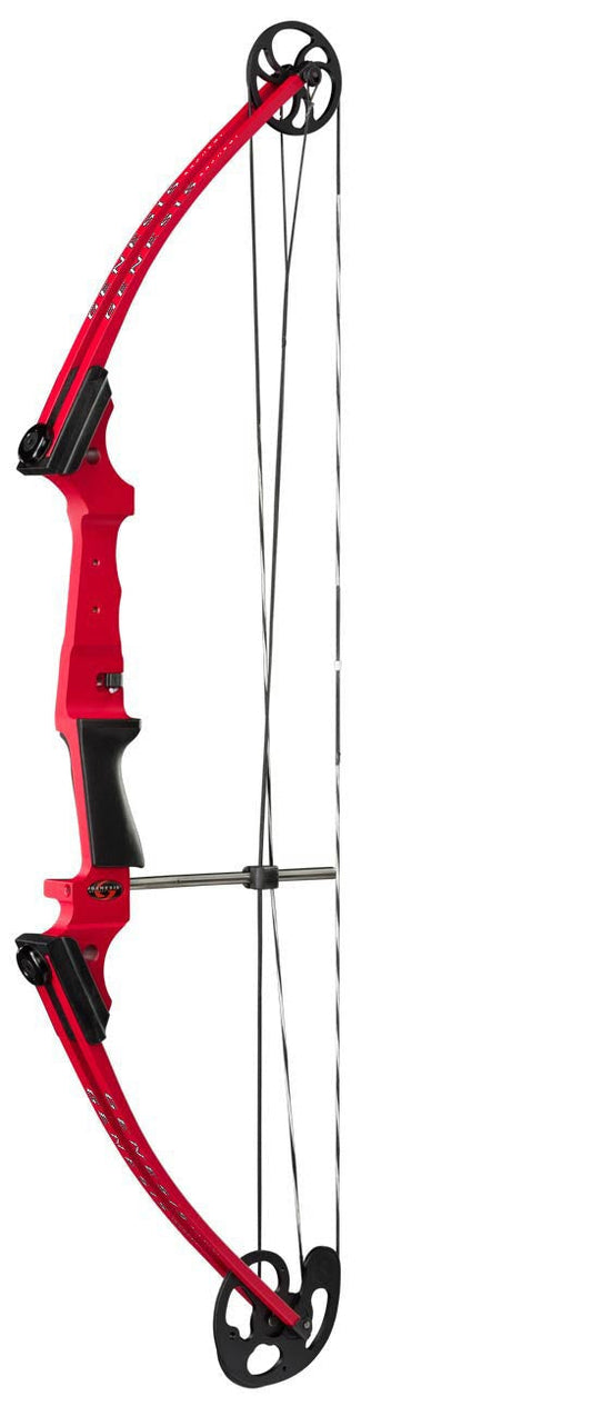 Genesis Archery Original Compound Bow (Left Hand, Red)