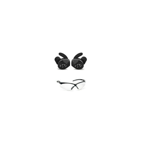 Walker's Silencer BT 2.0 Rechargeable Electronic Earbuds with Glasses (Clear)