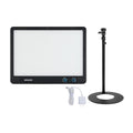 Amaran Verge Edge-Lit LED Panel Light Flicker-Free(Charcoal, US) with Base Stand