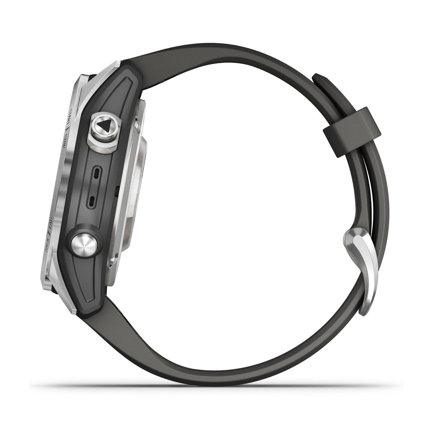 Garmin fenix 7S Pro Solar Multisport GPS Smartwatch (Silver with Graphite Band)