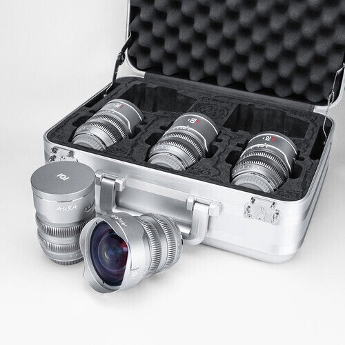 CHIOPT AURA Full-Frame Cinema 5-Lens Kit 16/24/35/50/85mm with Case (Leica L)