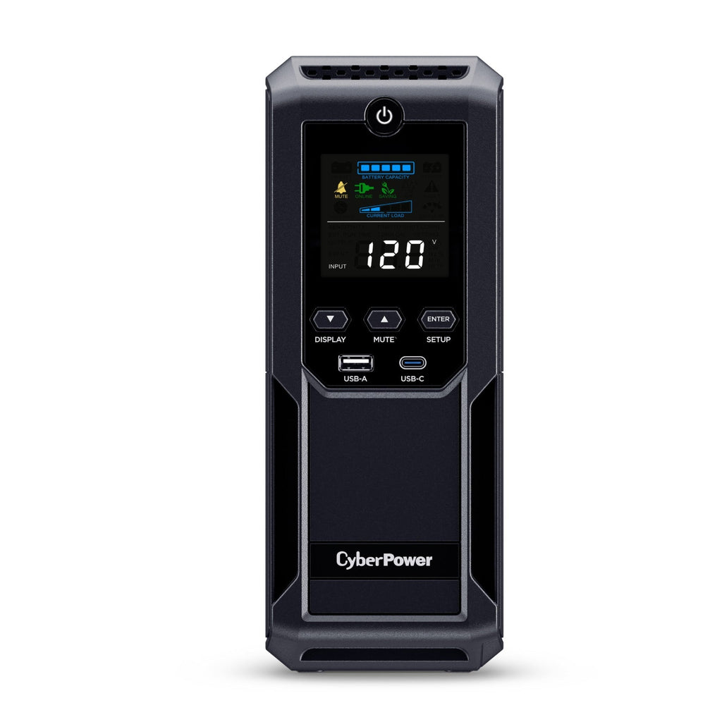CyberPower CP1500AVRLCD3 Mini Tower UPS Battery Backup and Surge Protector