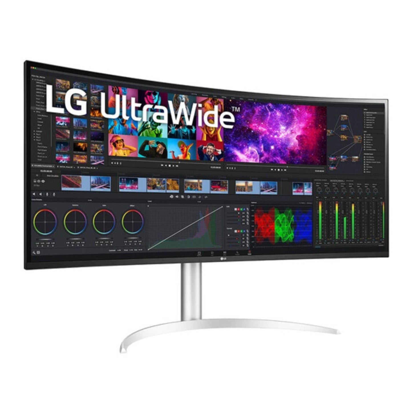 LG 40WP95C-W 40-Inch UltraWide WUHD Curved Monitor 5K2K Nano IPS Display (Black)