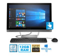 HP Pavilion 24-b227c 23.8" FHD Touch All-in-One PC, Intel Core i5-7400T, 12GB RAM (Certified Refurbished)