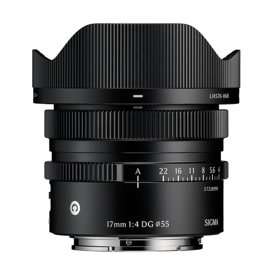 Sigma 17mm F4 DG Full-Frame Contemporary Lens with Manual Aperture Ring (Black, Sony E Mount)