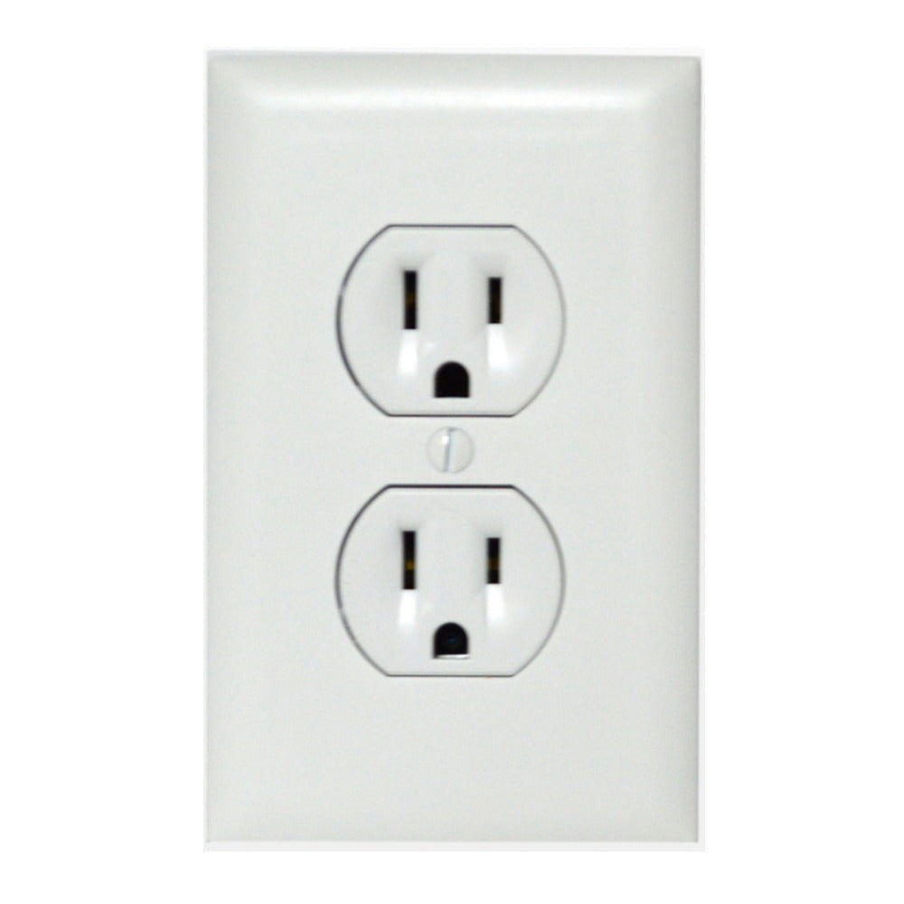 Mini Gadgets Bush Baby Hardwired Wall Outlet with Wi-Fi Hidden Camera (White)
