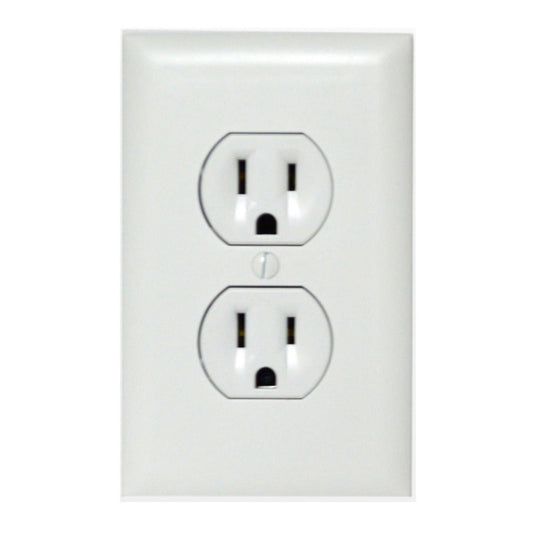 Mini Gadgets Bush Baby Hardwired Wall Outlet with Wi-Fi Hidden Camera (White)