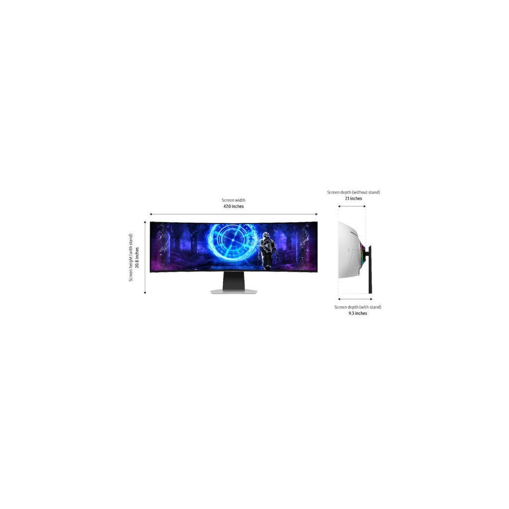 Samsung Odyssey G9 G95SD 49′′ QD-OLED Curved Gaming Monitor (240Hz) (Used)
