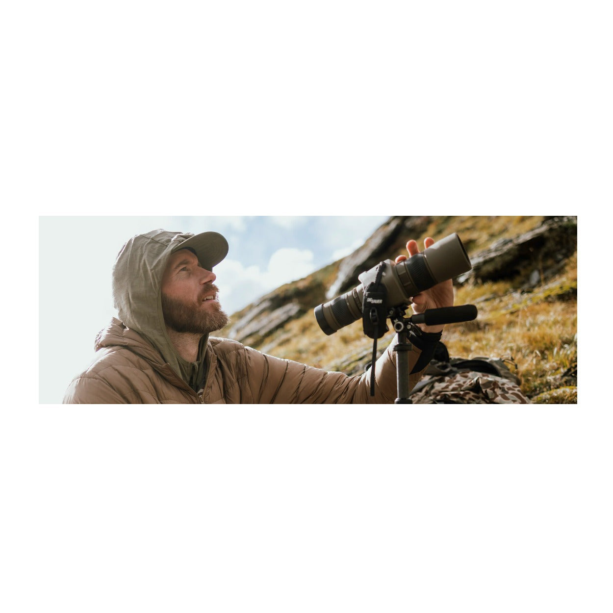 Sig Sauer OSCAR6 HDX PRO OIS 16-32x60mm Spotting Scope with Image Stabilization (Flat Dark Earth)