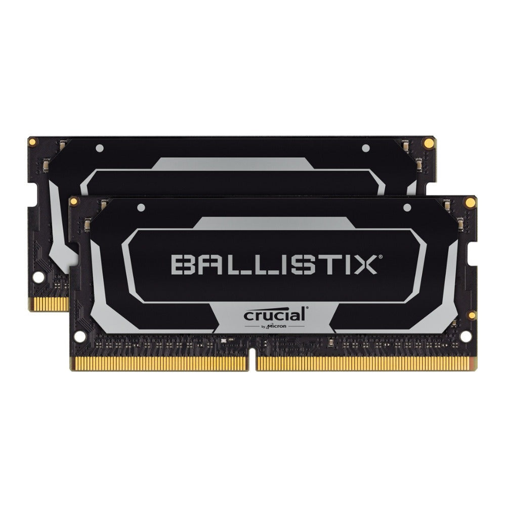 Crucial 8GB Kit DDR4-2400 Unbuffered SODIMM RAM Laptop Memory Kit (2x8GB, Black)