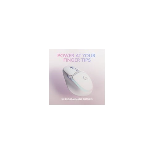 Logitech G705 Wireless Gaming Mouse with LIGHTSYNC RGB Lighting (White Mist)