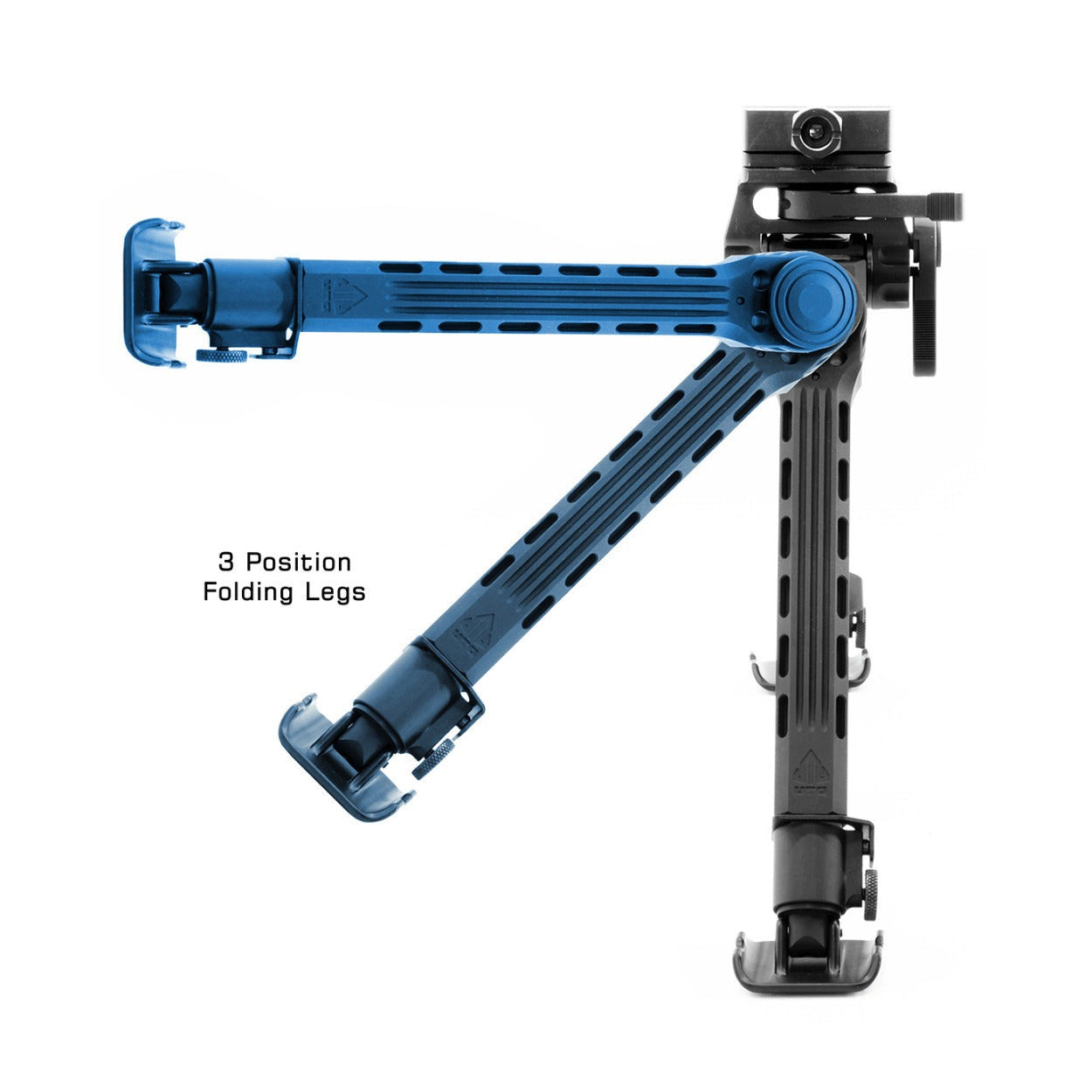 UTG Big Bore Full Stability Bipod 9 to 14-Inch Center Height, Picatinny (Black)