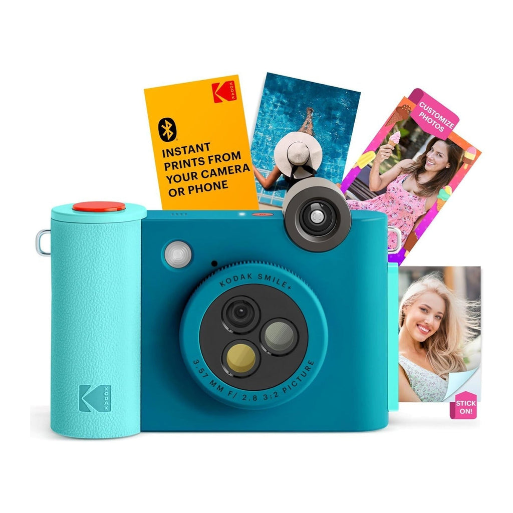KODAK Smile+ Wireless Digital Instant Print Camera with Effect-changing Lens (Blue)