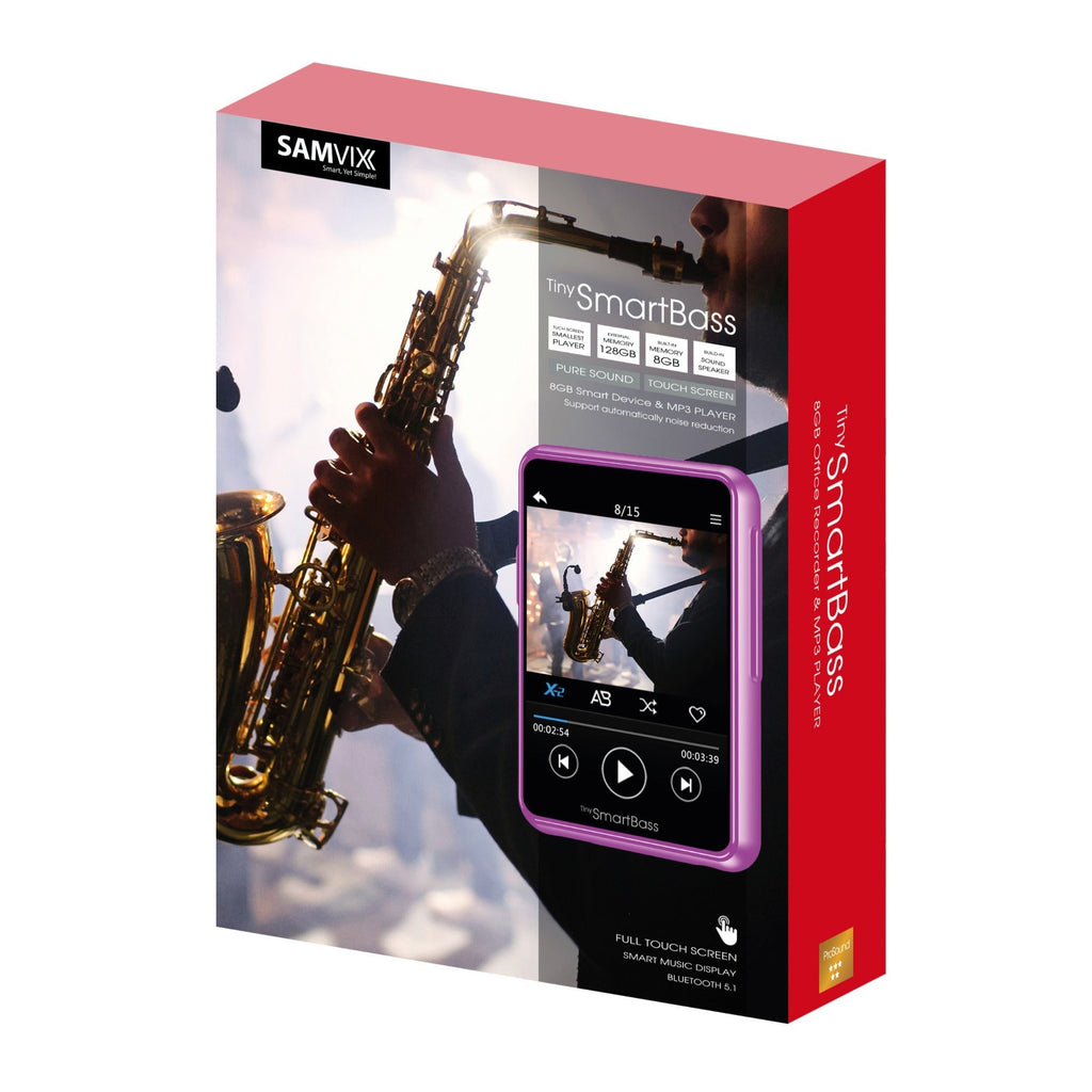 Samvix Tiny Smartbass Kosher MP3 Player