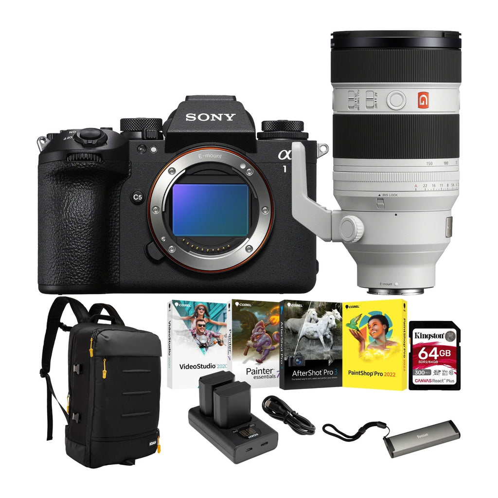 Sony Alpha 1 Mark II Mirrorless Lens Camera with FE 50-150mm F2 GM Lens Bundle