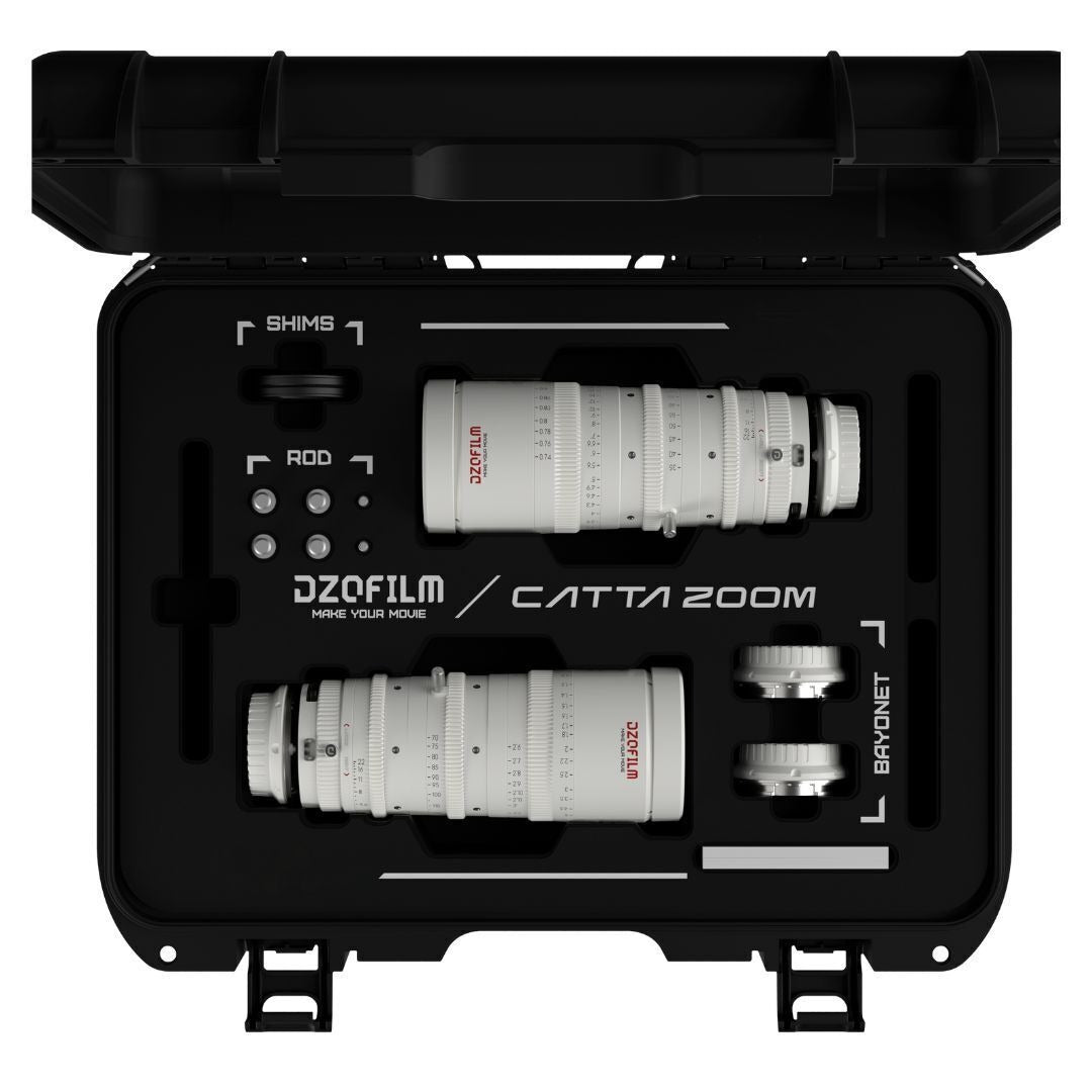 DZOFilm Catta FF 18 to 35mm and 70 to 135mm T2.9 Cine Zoom 2-Lens Bundle for Sony E Camera (White)