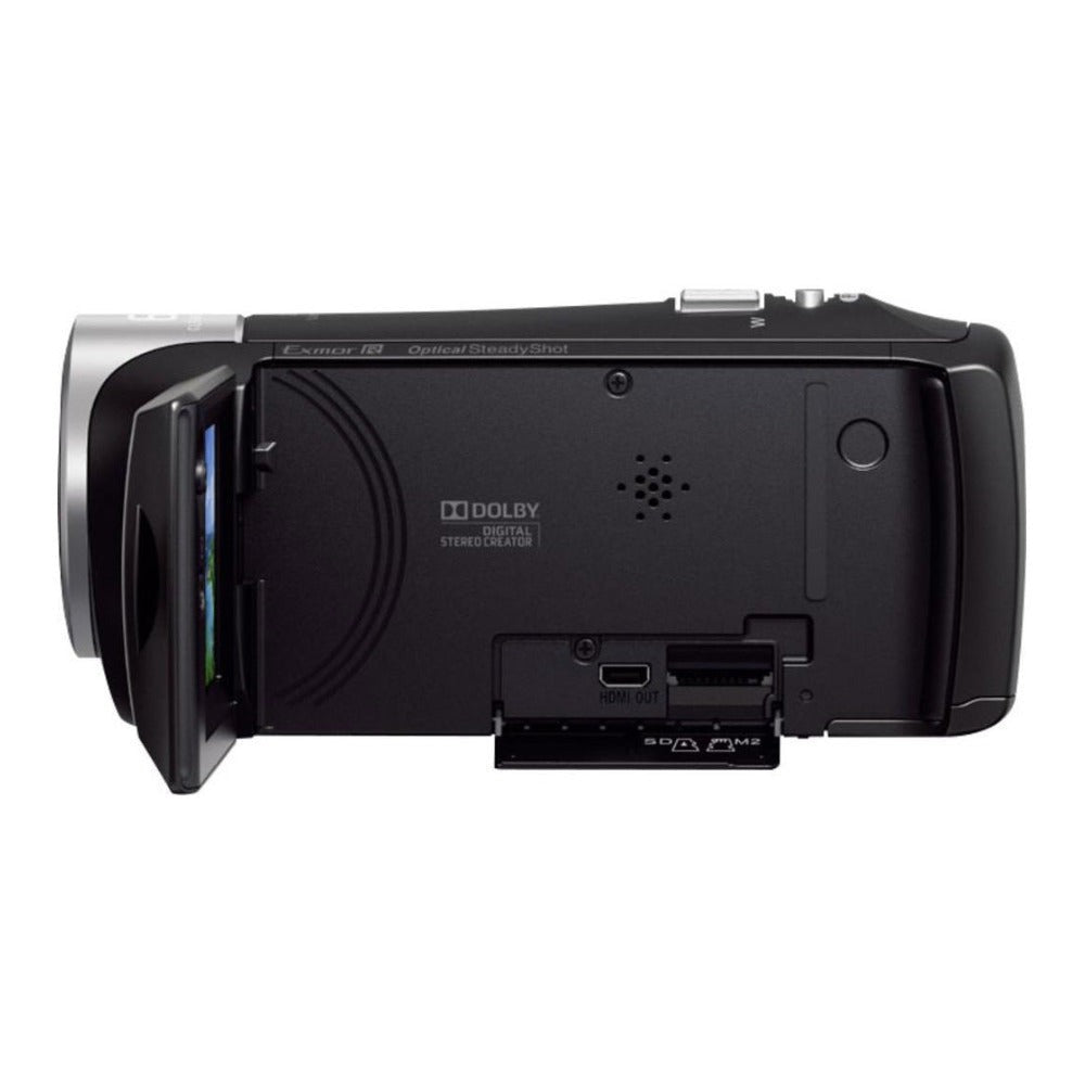 Sony HD Handycam Camcorder (Black) with 32GB microSD Card and Accessory Bundle