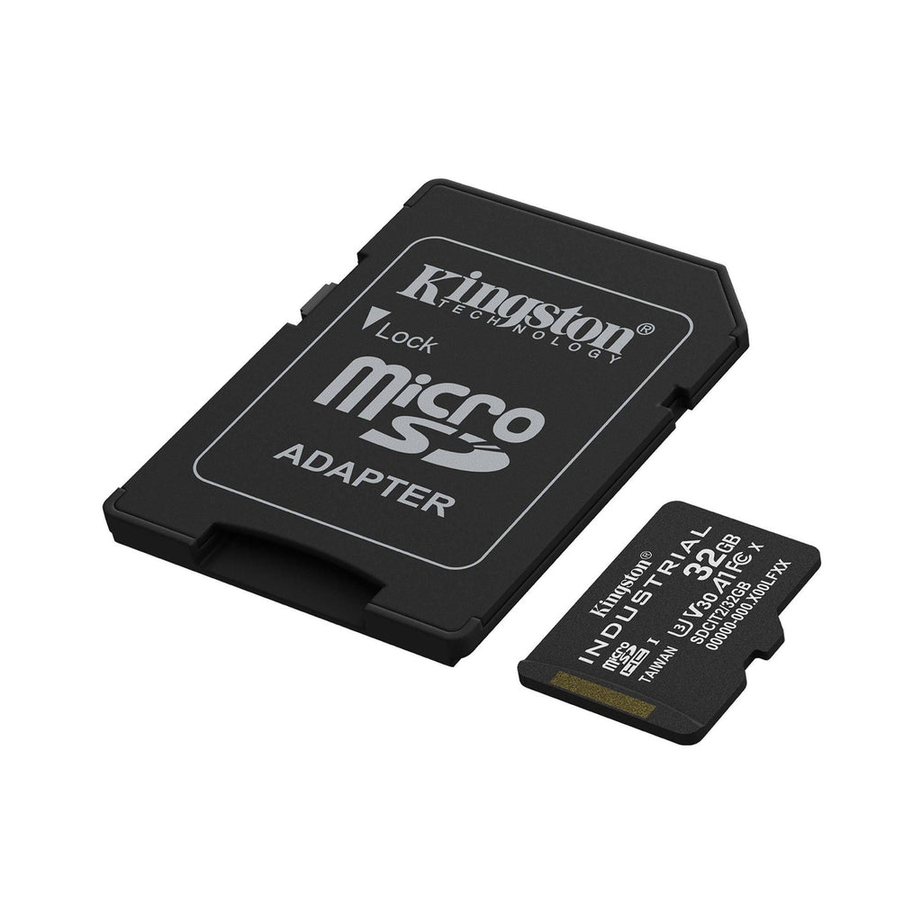 Kingston 32GB Industrial UHS-I microSDHC Memory Card with SD Adapter