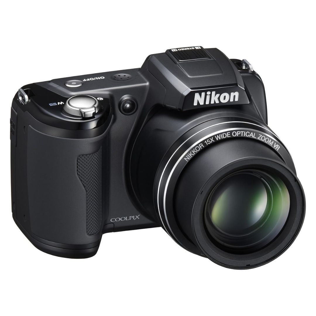 Nikon COOLPIX L110 Digital Camera, 12.1MP, 15x Optical Zoom (Black) (Certified Refurbished)