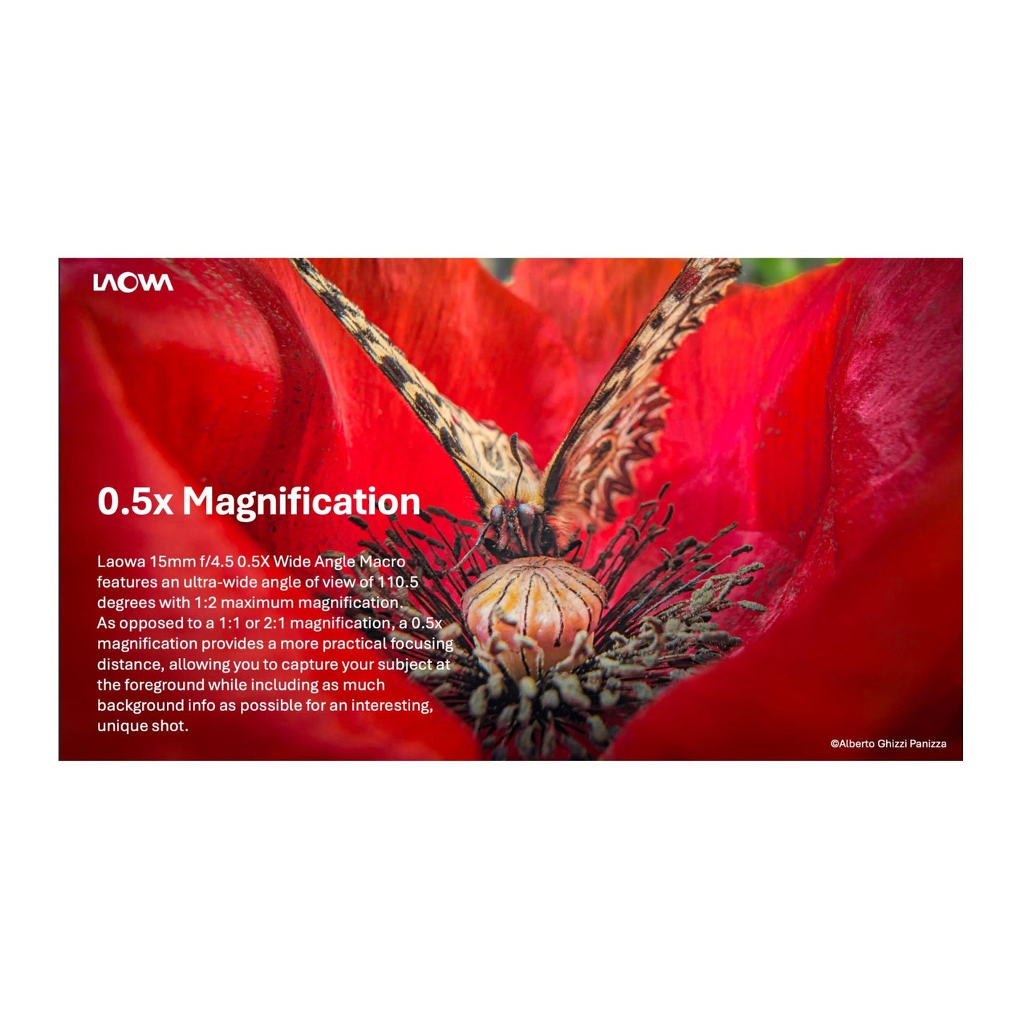 Laowa 15mm f/4.5 0.5X Wide Angle Macro (Auto Aperture) for Sony E-Mount
