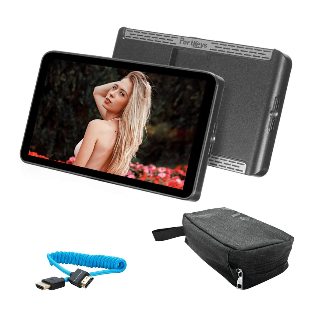 PORTKEYS LH7P 7-Inch High-Bright Touchscreen Monitor Bundle