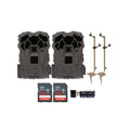 Stealth Cam 20MP Trail Camera with 60 Feet Range Detection and 720P Video Resolution (2-Pack) Bundle