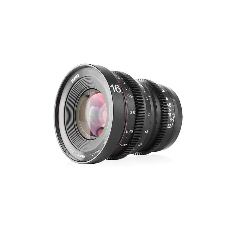 Meike 16mm T2.2 Manual Focus Wide Angle Cinema Lens (MFT Mount)