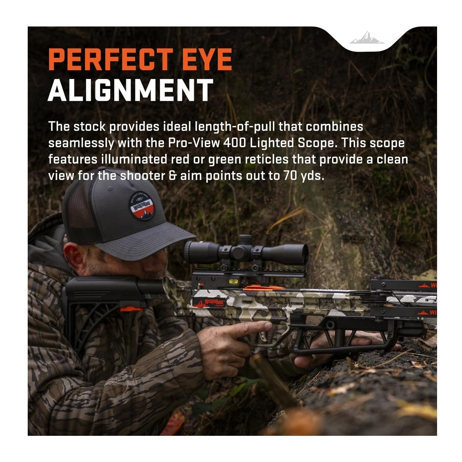 Wicked Ridge Warrior 400 Crossbow 400 FPS with Scope and Arrows
