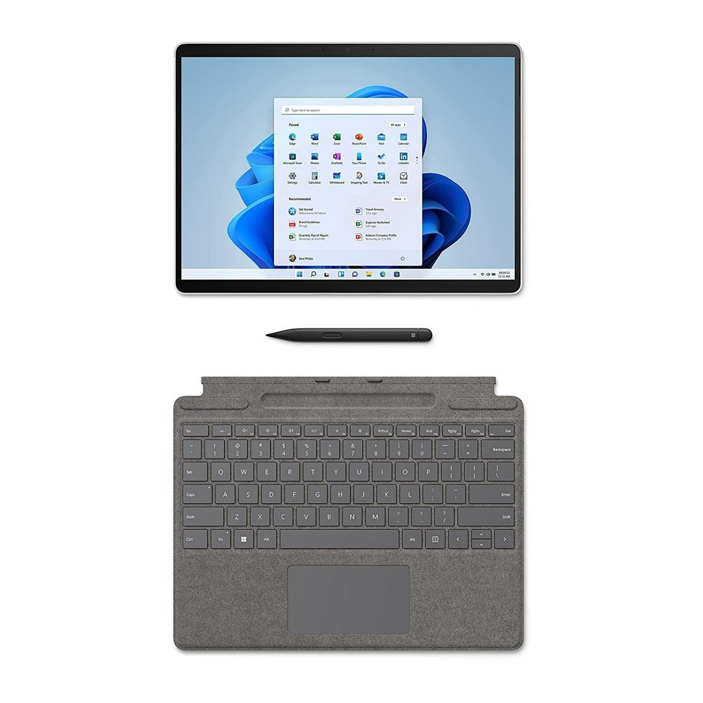 Microsoft Surface Pro X 13-Inch Touchscreen Microsoft SQ2 Long Battery Life 16GB 256GB SSD Tablet
