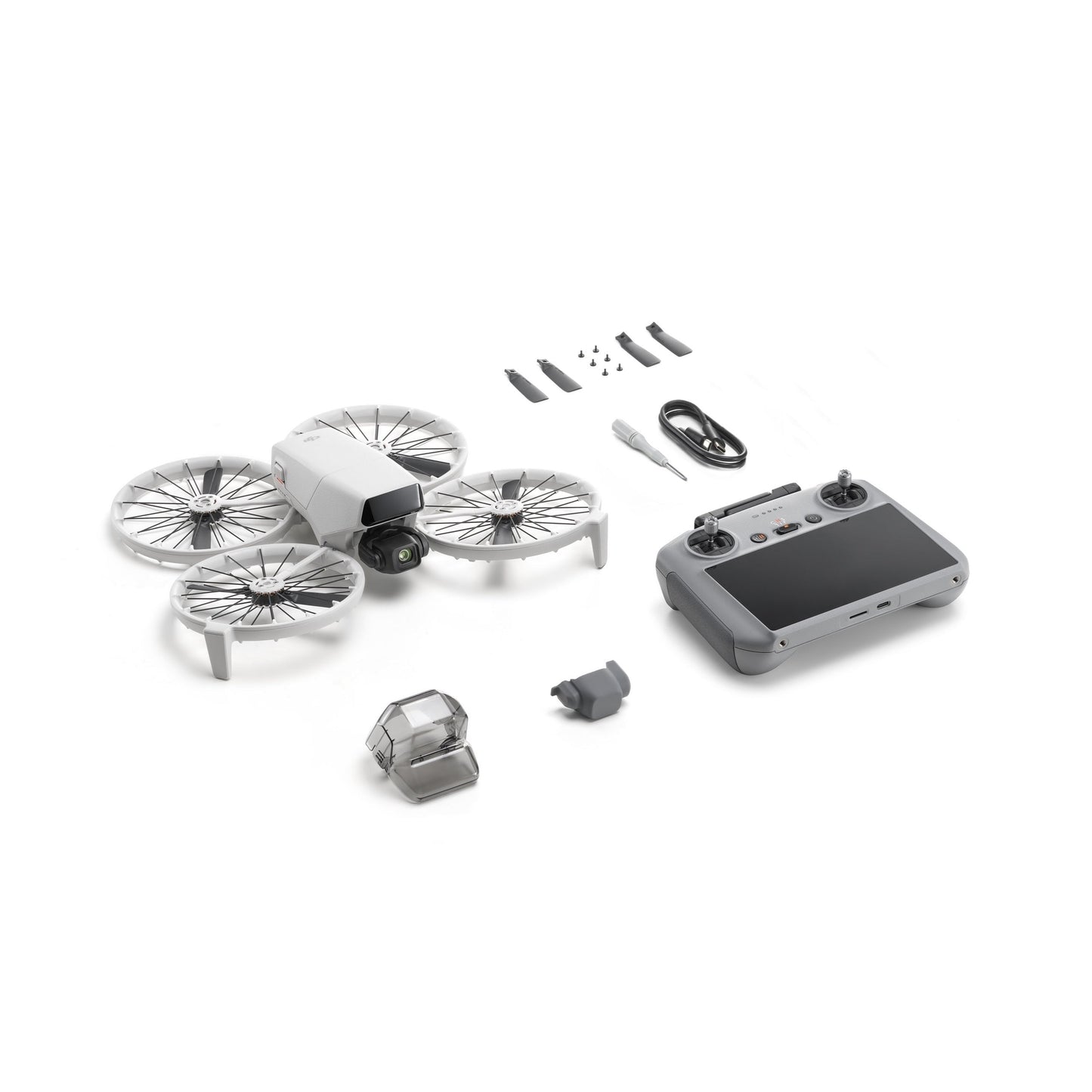 DJI Flip 1/1.3-Inch CMOS Sensor Camera Drone with DJI RC 2 Controller (White)