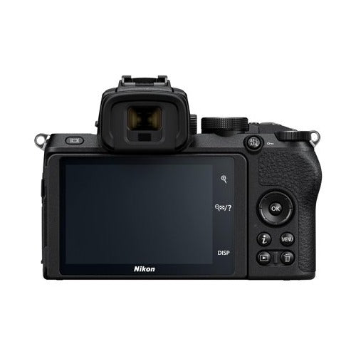 Nikon Z 50 Mirrorless Camera with Z 16-50 & 50-250 VR Lens and Adapter with 64GB Card and Accessory