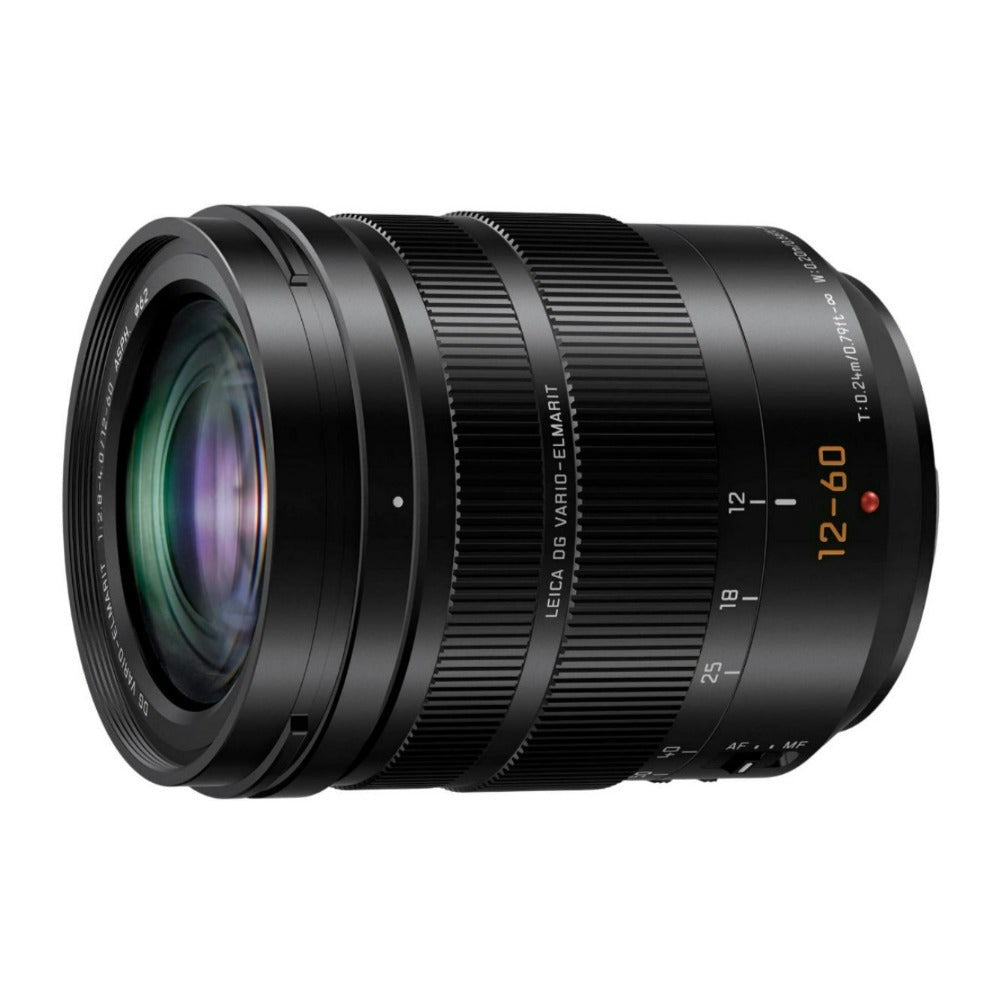 Panasonic LEICA 12-60mm f/2.8-4 Lens (H-ES12060) (Black) (Certified Refurbished)