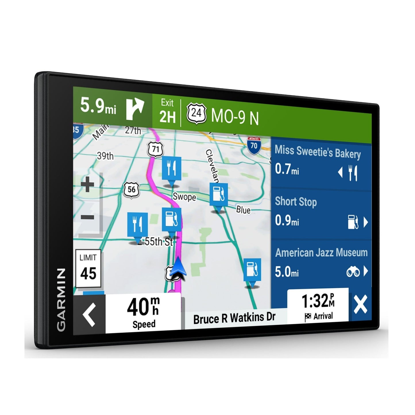 Garmin DriveSmart 76 GPS Navigation System with GPS Navigator Accessory Bundle