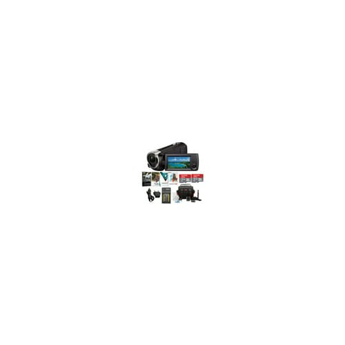Sony HDR-CX405 Handycam Camcorder with Two 32GB Cards and Li-ion Battery Bundle