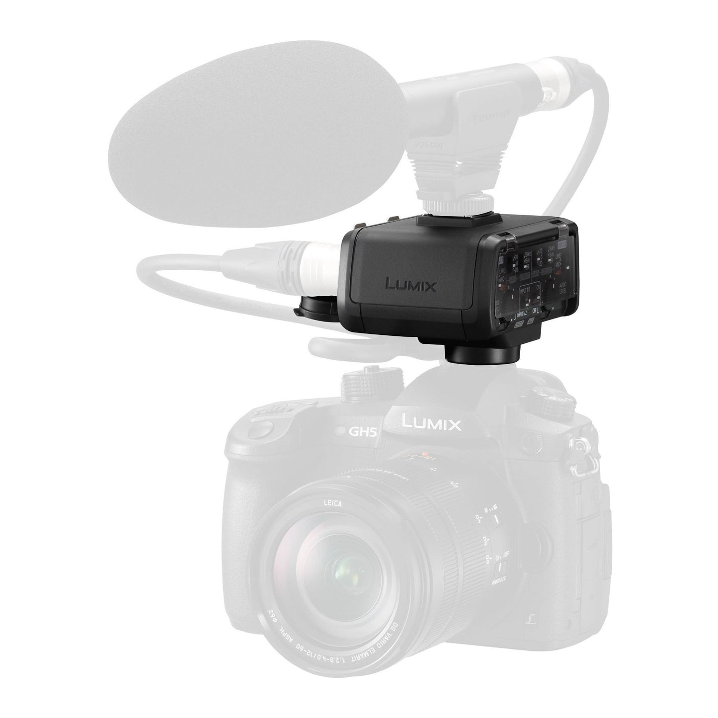 Panasonic DMW-XLR1 XLR Microphone Adapter for LUMIX Cameras (Black) (Certified Refurbished)