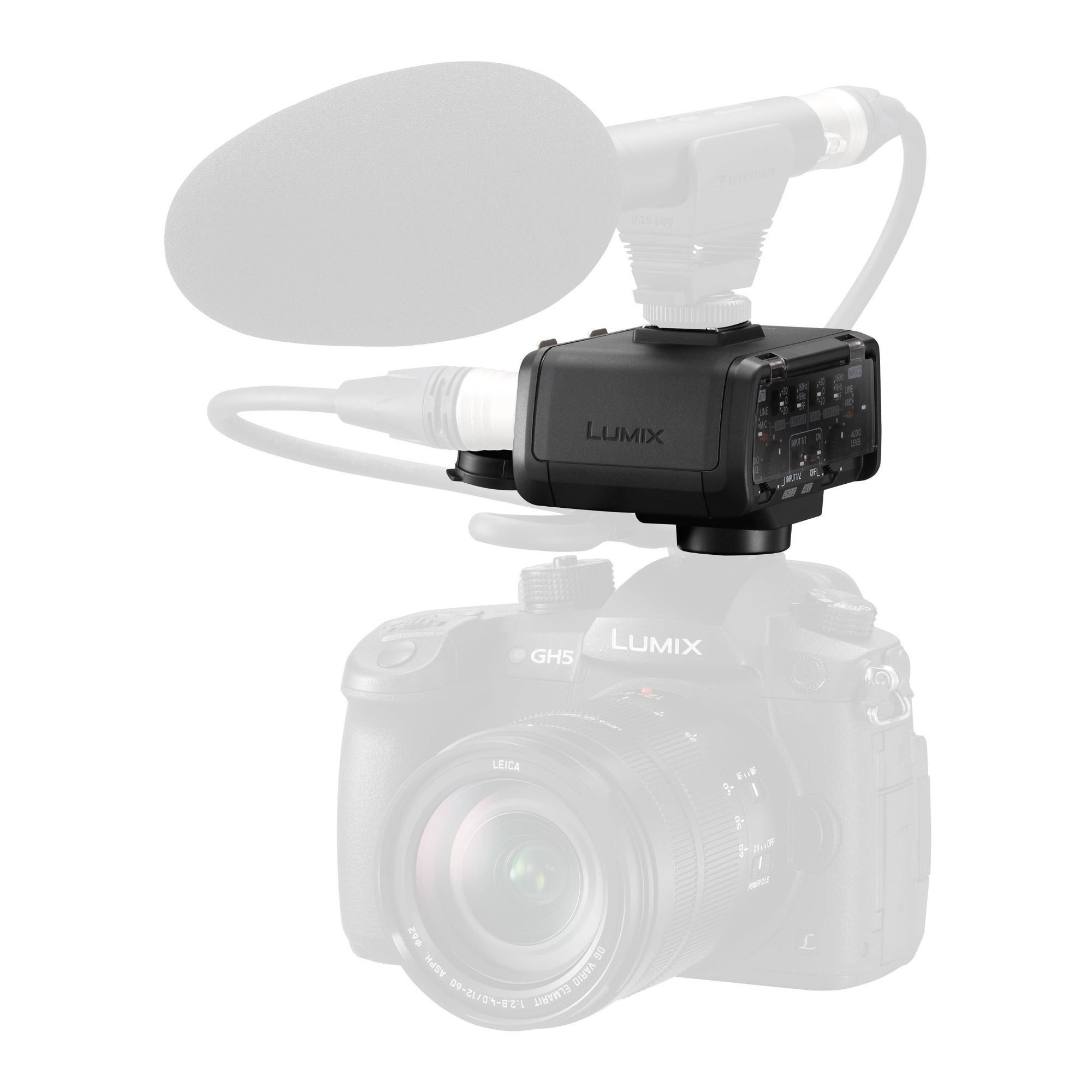 Panasonic DMW-XLR1 XLR Microphone Adapter for LUMIX Cameras (Black) (Certified Refurbished)