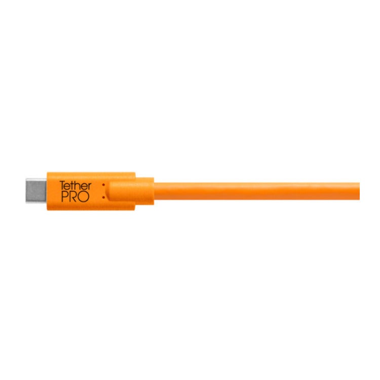 Tether Tools TetherPro USB Type-C Male to USB Type-C Male Cable (10-Ft, Orange)